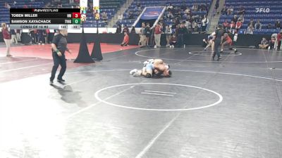 150 lbs Consi Of 16 #2 - Toben Miller, North Middlesex vs Samson Xayachack, Tyngsborough/Dracut