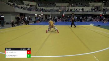 85 lbs Quarterfinal - Dominic Scully, STMA vs Corbyn Holdeman, Crass Trained