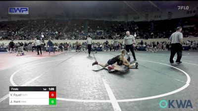 88 lbs Final - Viola Foust, Tuttle Wrestling vs Joely Hunt, Vian Wrestling Club