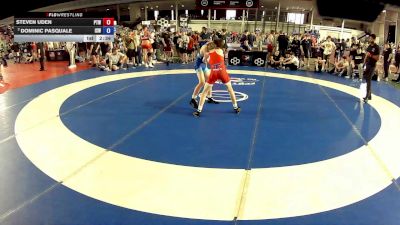 106 lbs Cons. Semis - Steven Uden, Patton Trained WC vs Dominic Pasquale, Izzy Style Wrestling