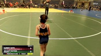 45 lbs Finals (8 Team) - Aubrey Goth, STMA (St. Michael/Albertville) vs Beckett Buysse, Minneota