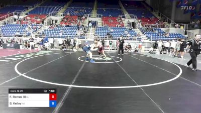 170 lbs Cons 16 #1 - Frank Romeo III, New Jersey vs Breyson Kelley, Wisconsin
