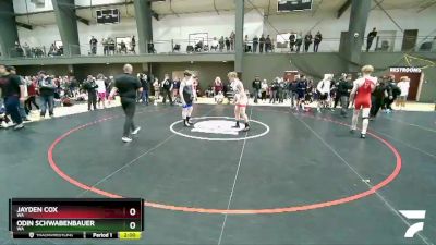 170 lbs Champ. Round 1 - Jayden Cox, WA vs Odin Schwabenbauer, WA