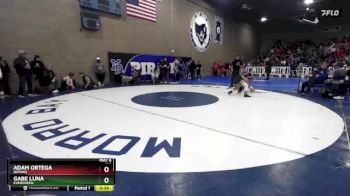 120 lbs Cons. Round 4 - Gabe Luna, Evergreen vs Adam Ortega, Nipomo