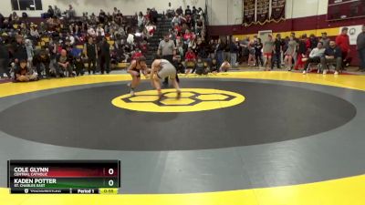 106 lbs Cons. Round 2 - Kaden Potter, St. Charles East vs Cole Glynn, Central Catholic