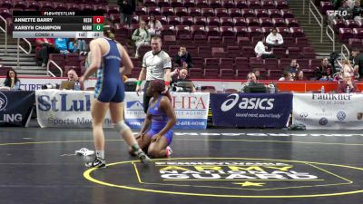 155 lbs Consi 4 - Annette Barry, Neshaminy-G vs Karsyn Champion, Norwin-G