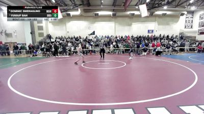 106 lbs Final - Dominic Smeraglino, Masuk vs Yussuf Bah, Bristol Eastern