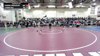 106 lbs Final - Dominic Smeraglino, Masuk vs Yussuf Bah, Bristol Eastern