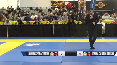 Joshua Calhoun Johnson vs Ijah Iwasey Baltimore 2024 World IBJJF Jiu-Jitsu No-Gi Championship