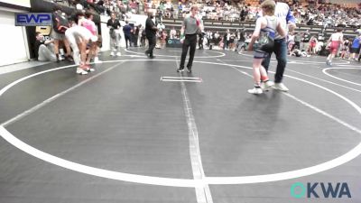 92-98 lbs Rr Rnd 1 - Asher Bingham, Harrah Little League Wrestling vs Jack Maguire, Chandler Takedown Club