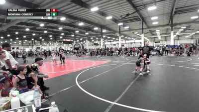 46 lbs Consolation - Valina Perez, Chagolla Trained WC vs Montana Coberly, Salem Elite Mat Club