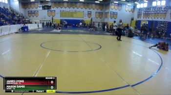 132 lbs Round 3 (8 Team) - James Lyons, Griffin Fang vs MASON DAMIS, NFWA