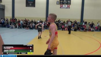 95 lbs Quarterfinal - Aj Woerpel, Team Nazar vs Owen Happel, Immortal Athletics