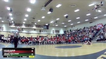 106 lbs Placement (16 Team) - Myles Kaehr, Adams Central vs Grant Holloway, Rochester