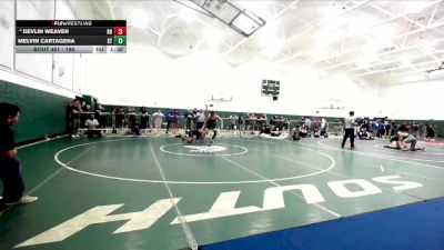 190 lbs Quarterfinal - Melvin Cartagena, South Torrance vs Devlin Weaver, Huntington Beach