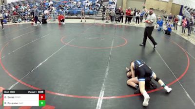 12U Boys - 74 lbs Cons. Round 3 - Gabriel Fournier, Ohio vs Giovanni Salas, Bulldog Premier Wrestling Club