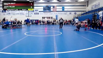 120 lbs Semifinal - Gavin Miller, Inola vs Deacon Britt, Pawnee