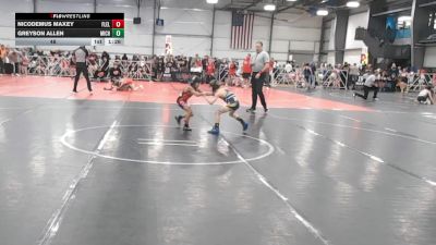 48 lbs Round 4 - 1:30pm Friday - Greyson Allen, Team Michigan vs Nicodemus Maxey, Florida Elite