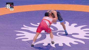 92 kg 1/2 Final - Trent Niemond Hidlay, United States vs Amirhossein Biglar Firouzpourbandpei, Iran