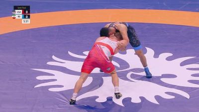92 kg 1/2 Final - Trent Niemond Hidlay, United States vs Amirhossein Biglar Firouzpourbandpei, Iran