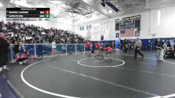125 lbs Cons. Round 2 - Marisa Cannon, Redondo Union vs Caitlyn Mai, Beckman