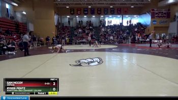 149 lbs Champ. Round 1 - Ryker Pentz, North Iowa Area Community College vs Sam McCoy, Simpson