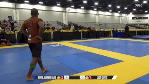 Leon Davis vs Michael Alexander Bravo 2024 World IBJJF Jiu-Jitsu No-Gi Championship