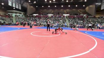 86 lbs Cons. Round 2 - Kyson Leavitt, Panther Youth Wrestling-CPR vs Wilkinson Taylor, Rogers Iron Wrestling