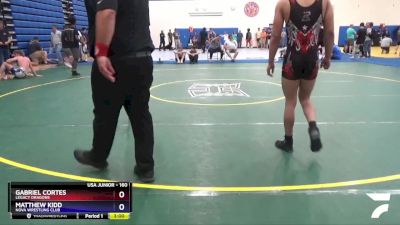 160 lbs Cons. Round 3 - Gabriel Cortes, Legacy Dragons vs Matthew Kidd, NOVA Wrestling Club