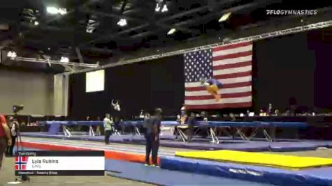 Lyla Rubino - Tumbling, CAVU - 2021 USA Gymnastics Championships