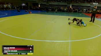 68 lbs Cons. Round 1 - Triston Kruger, Waseca vs Nolan Remer, Mille Lacs