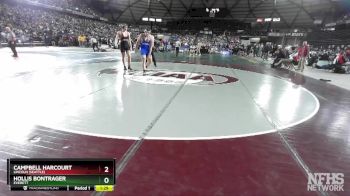 3A 215 lbs Champ. Round 2 - Campbell Harcourt, Lincoln (Seattle) vs Hollis Bontrager, Everett