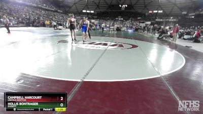 3A 215 lbs Champ. Round 2 - Campbell Harcourt, Lincoln (Seattle) vs Hollis Bontrager, Everett