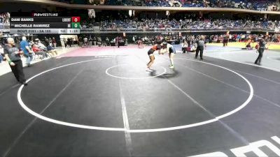 5A 185 lbs Quarterfinal - Michelle Ramirez, El Paso Del Valle vs Dani Banks, Frisco Liberty