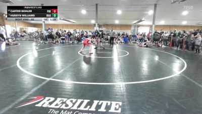 90 lbs Consi Of 8 #2 - Carter Bohler, Pine Grove vs Hudsyn Williams, Brackney
