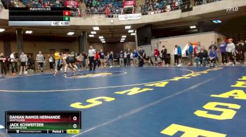 120 lbs Champ. Round 2 - Jack Schweitzer, Bloomington vs Damian Ramos Hernandez, Unattached
