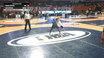 3A 150 lbs Cons. Round 2 - Leo Rosas, West Chicago (H.S.) vs Aiden Noyes, Oak Park (O.P.-River Forest)