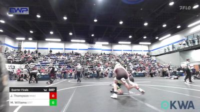 120 lbs Quarterfinal - Jace Thompson, Red Ryder Wrestling Club vs Micah Williams, Standfast