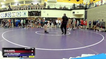 126 lbs Champ. Round 2 - Sean Harris, Leo Wrestling Club vs Justin Williamson, Region Wrestling Academy