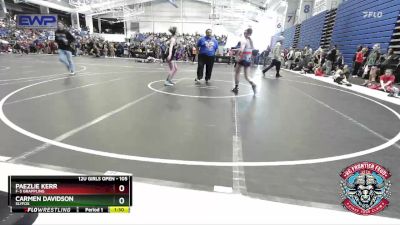 105 lbs Quarterfinal - Paezlie Kerr, F-5 Grappling vs Carmen Davidson, SlyFox