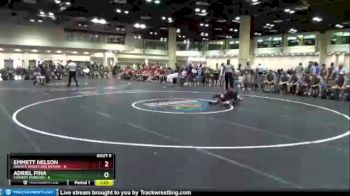 120 lbs Round 1 (10 Team) - Emmett Nelson, Dakota Wrestling Nation vs Adriel Pina, Cowboy Forever