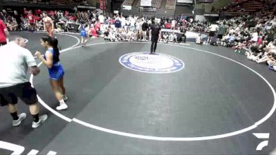 115 lbs Abbi Cooper, MDWA - Mount Diablo Wrestling Association vs Ezlie Valadez, KTWA-Kings-Tulare Wrestling Association