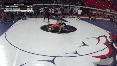 92 lbs Semis - Justice Chung, Hawaii vs Statlyn Williams, Idaho