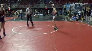 109 lbs Consolation - William Moninger, Broken Bow Wrestling Club vs Kristen Schellenberg, Nebraska Wrestling Academy