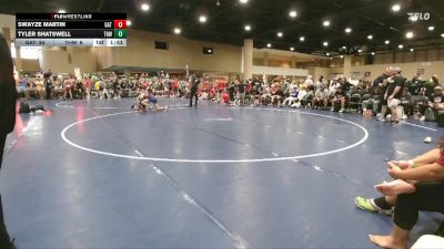 144 lbs Round 2 (6 Team) - Swayze Martin, Team GATA vs Tyler Shatswell, Tough House WC