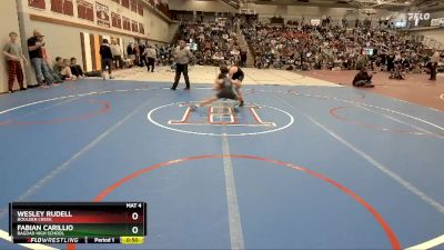 106 lbs Cons. Round 3 - Fabian Carillio, Bagdad High School vs Wesley Rudell, Boulder Creek