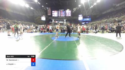 126 lbs Cons 64 #1 - Wyatt Sandoval, California vs Jake Gujski, New Jersey