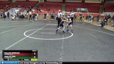 50 lbs Round 2 - Fallon Sheehan, Olmsted Falls vs Paislye Kirk, CP Wrestling