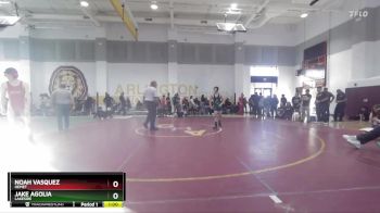 113 lbs Cons. Round 2 - Jake Agolia, Lakeside vs Noah Vasquez, Hemet