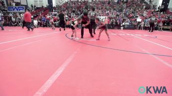 43-46 lbs Consolation - Emmalyn Gibson, Wolfpak Wrestling vs Haisley Davis, Team Nomad